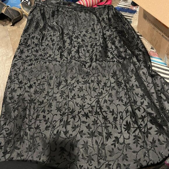 JS Collection black maxi skirt 20 - Picture 1 of 7